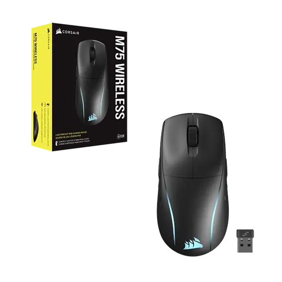 עכבר אלחוטי CORSAIR M75 RGB Wireless שחור תמונה 3