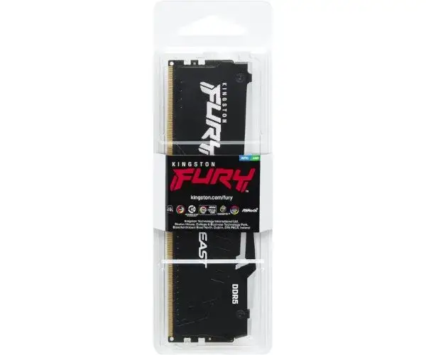זכרון לנייח Kingston Fury Beast RGB DDR5 32GB 6000MHZ C40 XMP 3.0 תמונה 3