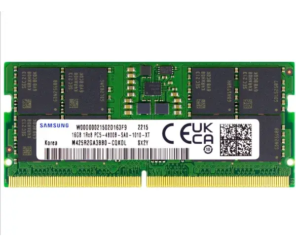 זכרון לנייד Samsung Memory DDR5 16GB 4800Mhz SO-DIMM