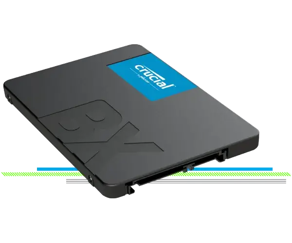 דיסק פנימי Crucial BX500 1TB 3D NAND SATA 2.5 inch SSD תמונה 2