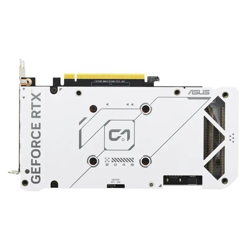 כרטיס מסך ASUS Dual GeForce RTX™ 4070 SUPER EVO White OC Edition 12GB GDDR6X לבן תמונה 3