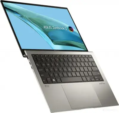 מחשב נייד Zenbook 14 OLED 14.0 Touch i5 13500H 16GB LPDDR5 1TB Silver כסוף תמונה 2