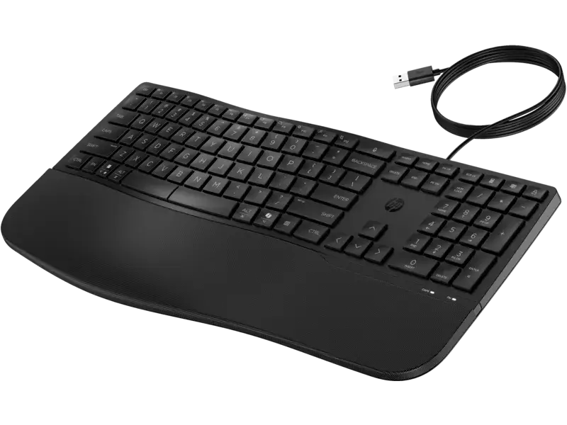 מקלדת חוטית ארגונומית מלאה דגם HP 485 תמונה 3