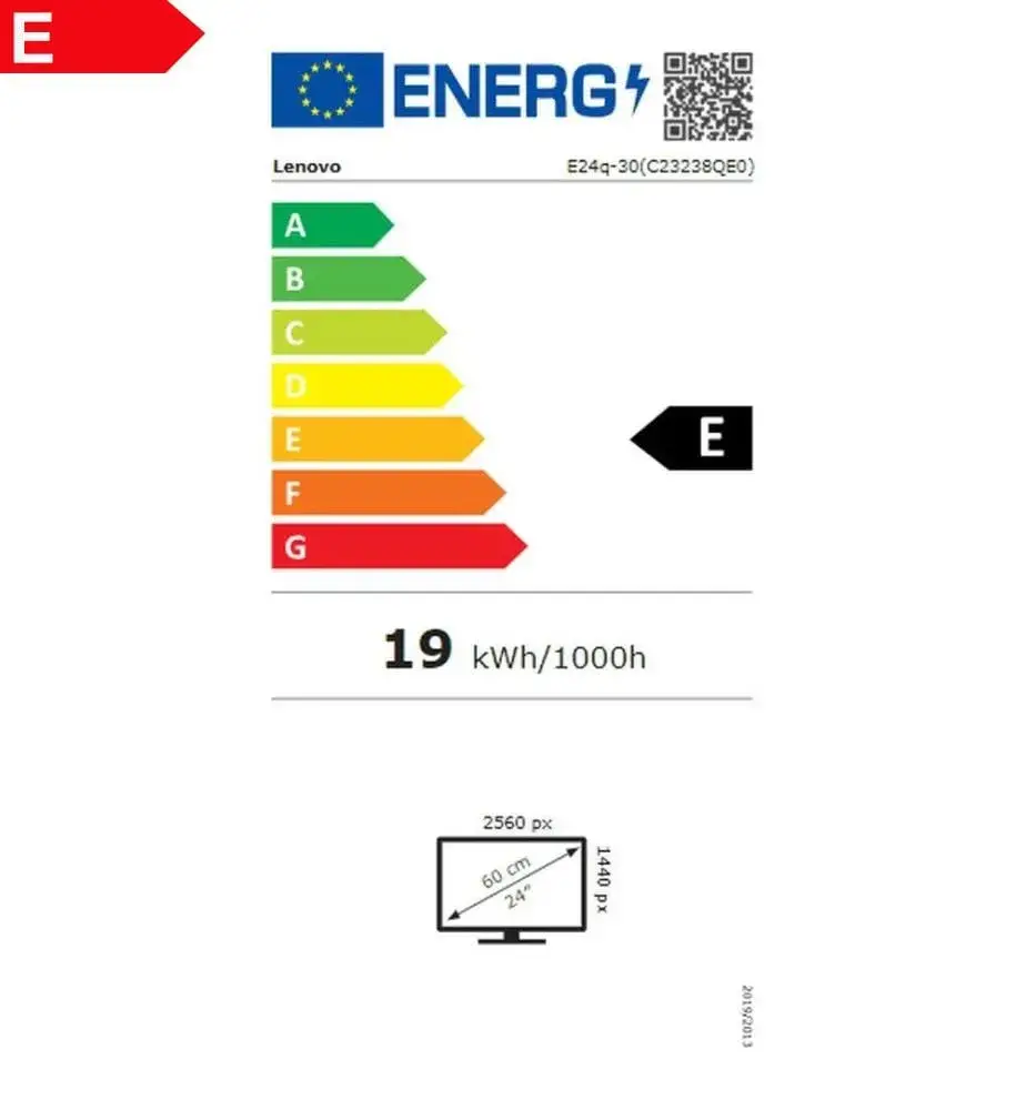 מסך מחשב Lenovo ThinkVision E24q-30 63ECGAT2IS QHD לנובו תמונה 4