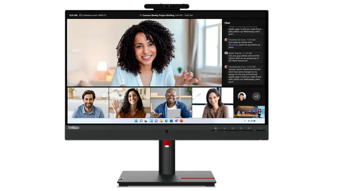 מסך מחשב לנובו  LENOVO ThinkVision T24mv-30  23.8"  1920x1080 תמונה 2