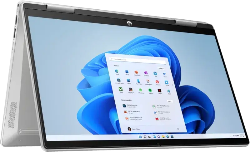 מחשב נייד (מסך טאץ' מסתובב) HP Pavilion x360 Core 5-120U 16GB תמונה 3