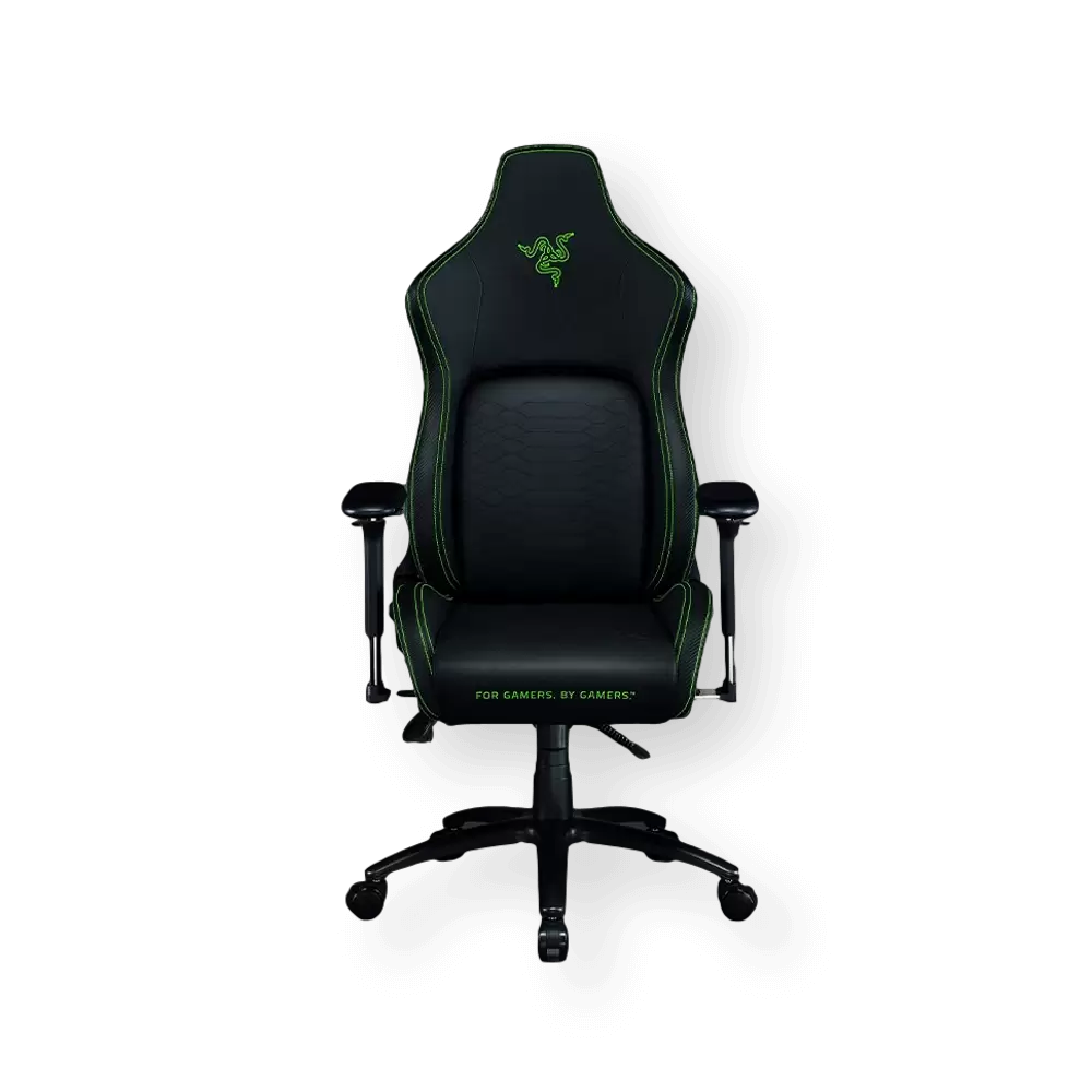 כיסא גיימינג שחור ירוק RAZER ISKUR