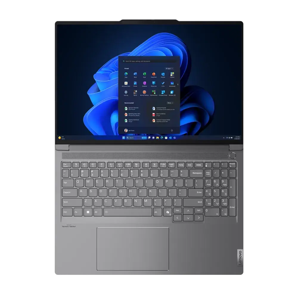 מחשב נייד לנובו  LenovoThinkBook 16p G5 IRX 16" 2x16GB תמונה 2