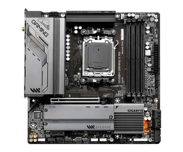 לוח אם Gigabyte B650M Gaming X AX 1.3 WIFI BT AM5 DDR5 תמונה 2