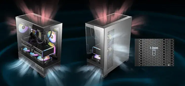 מארז מחשב גיימינג Antec CX700 ARGB Case שחור תמונה 3