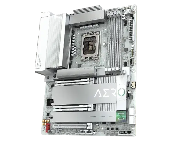 לוח לאינטל דור 15 Gigabyte Z890 AERO G DUAL 2.5 Lan 5Xm.2 TB4 תמונה 3