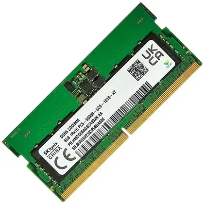 זיכרון למחשב נייד SK-Hynix 8GB DDR5 5600MHz SODIMM PC5-5600B-SC0 1Rx16 1.1V SO-DIMM תמונה 2
