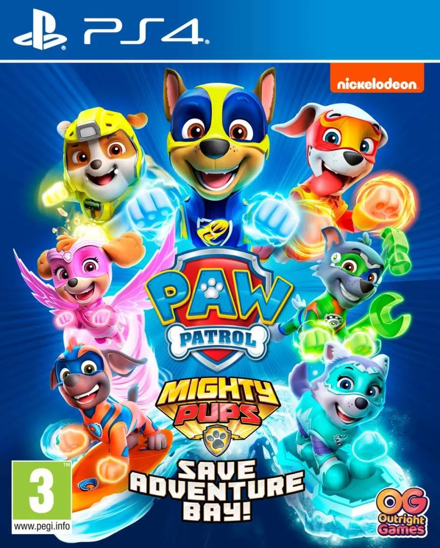 PAW Patrol Mighty Pups Save Adventure Bay PS4