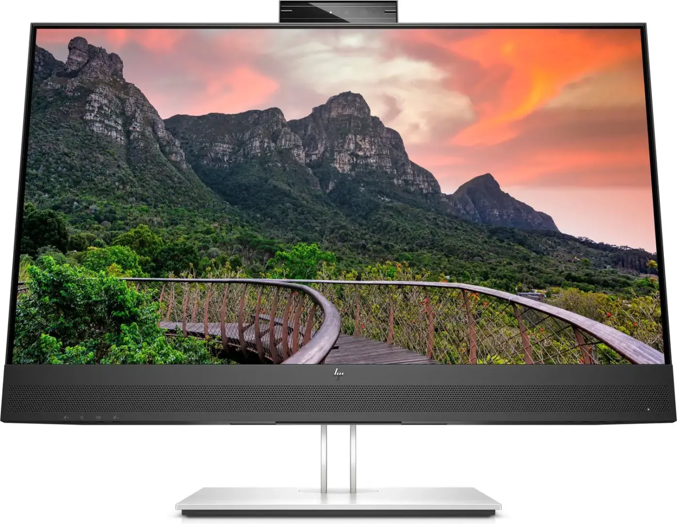 מסך מחשב מתכוונן עם מצלמה HP MONITOR E27m G4 IPS QHD 2K PIVOT   תמונה 2
