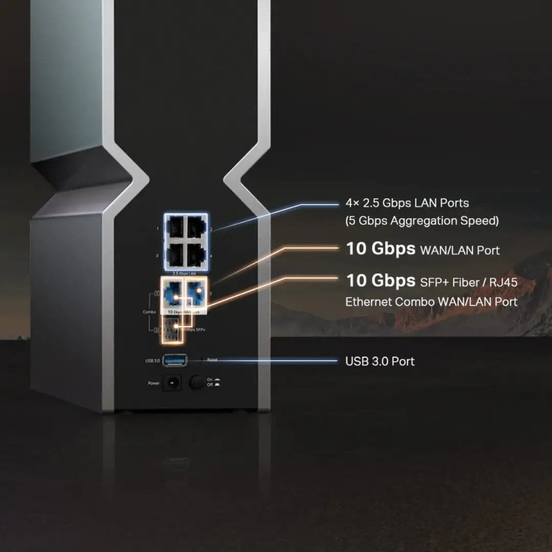 ראוטר  ROUTER Archer BE800 Tri-Band WI-FI7 System TP-LINK תמונה 4
