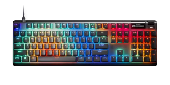 מקלדת גיימינג מכאנית מקצועית (חוטית) Apex Pro Gen 3 שחור תמונה 3