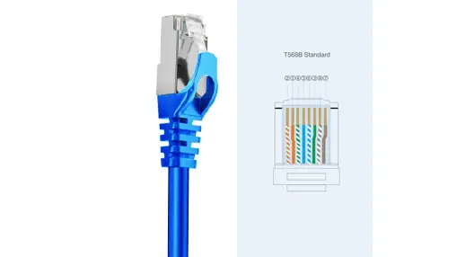 כבל רשת 10M CAT7 אפור תמונה 5