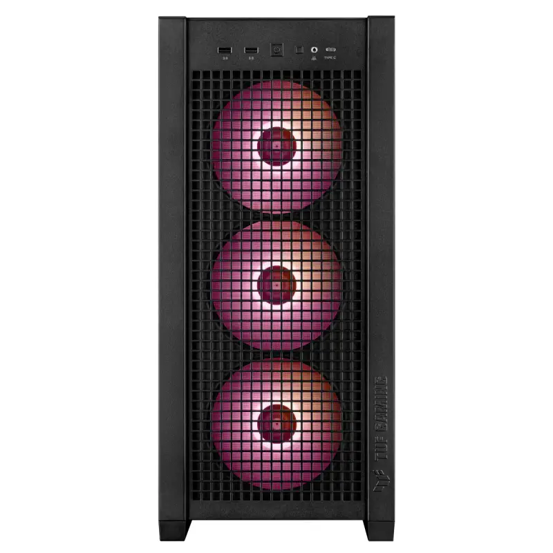 מארז גיימינג ASUS TUF GAMING GT302 ARGB FANS BLACK שחור תמונה 2