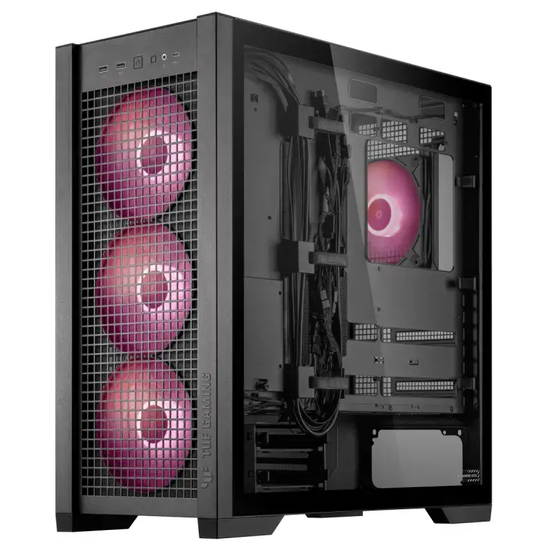 מארז גיימינג ASUS TUF GAMING GT302 ARGB FANS BLACK שחור תמונה 3
