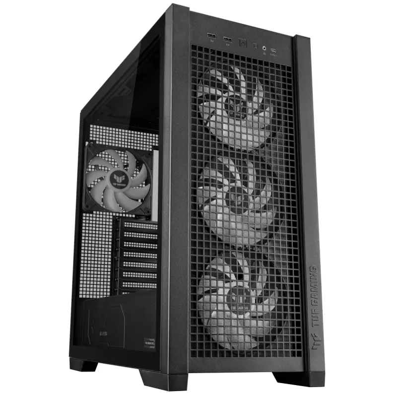 מארז גיימינג ASUS TUF GAMING GT302 ARGB FANS BLACK שחור תמונה 4