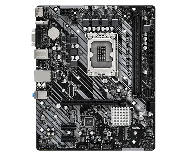 לוח אם למחשב ASrock MB H610M-HVS 1700 DDR4 תמונה 2