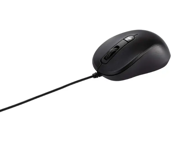 עכבר חוטי ASUS MU101C Black שחור תמונה 2