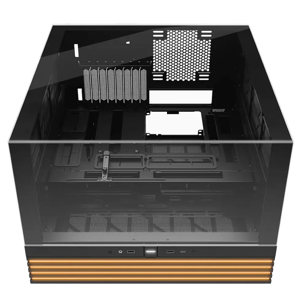 מארז גיימינג שחור ופסי תאורה  be quiet! LIGHT BASE 900 DX Black שחור תמונה 2