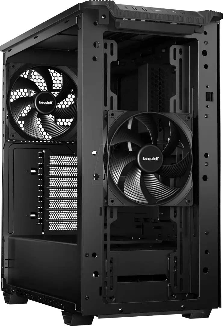 מארז גיימינג חלק (חלון עליון) be quiet! PURE BASE 501 Airflow Black שחור תמונה 2