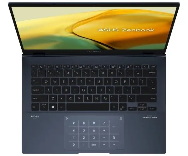 מחשב נייד 14'' ASUS Zenbook i5-13500H 16GB DDR5 1TB OLED 2.8K DOS כחול תמונה 2