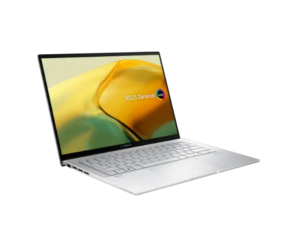 מחשב נייד 14'' ASUS Zenbook i5-13700H 16GB DDR5 1TB OLED 2.8K DOS כסוף תמונה 2