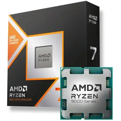 מעבד AMD Ryzen 7 9800X3D ZEN5 AM5 8 Cores 16 Threads up to 5.2Ghz תמונה 2