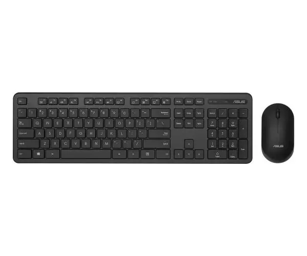 סט אלחוטי 3 שפות ASUS CW100 KEY & MOUSE HEBREW ENGLISH RUSSIAN תמונה 3