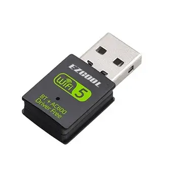 מתאם רשת אלחטית EZcool DUAL BAND USB WIFI + BT ADAPTER BWA-260