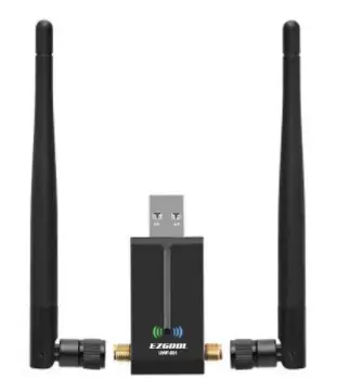DUAL BAND WIFI ADAPTER UWF-901 EZCool 802.11n/b/n/a/ac מתאם רשת אלחוטי תמונה 2