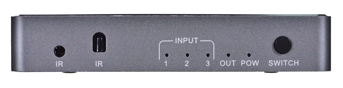 מפצל HDMI 3PORT עם שלט V1111A 4K תמונה 4