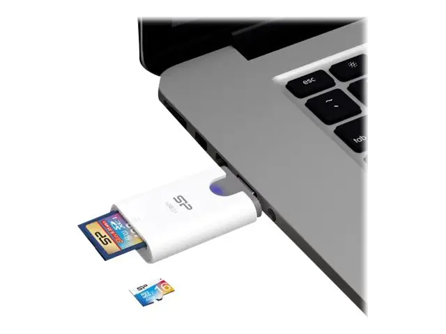 קורא כרטיסים Silicon Power COMBO 2IN1 CARD READER תמונה 2