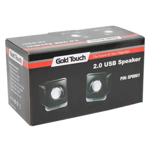 רמקולים חוטיים מיני למחשב GOLD TOUCH SP-8861 תמונה 3