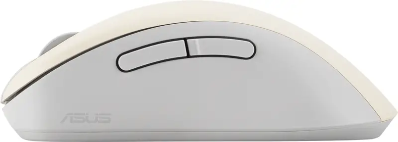 עכבר אלחוטי ASUS MD102 Silent Ergonomic Oat Milk בז' תמונה 2