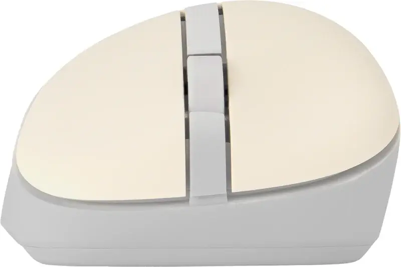 עכבר אלחוטי ASUS MD102 Silent Ergonomic Oat Milk בז' תמונה 4