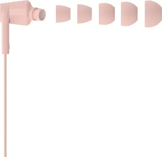 אוזניות חוטיות עם מיקרופון Belkin USB-C IPX5 Rating ורוד תמונה 3