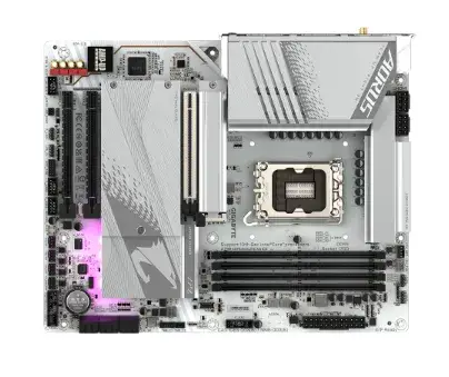 לוח אם Gigabyte Z790 AORUS ELITE AX ICE ATX DDR5 WIFI BT WHITE תמונה 3