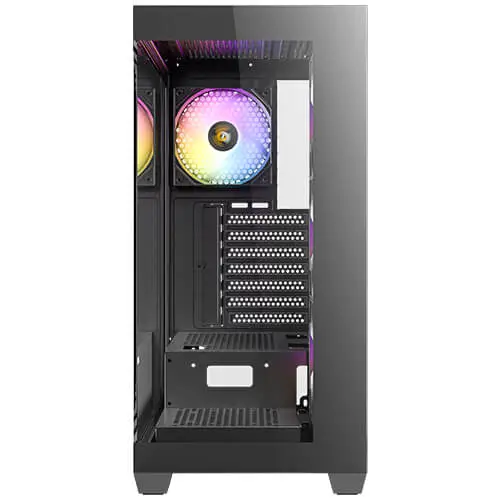 מארז גיימינג שילוב מתכת וזכוכית Antec CX300 ARGB Case שחור תמונה 3