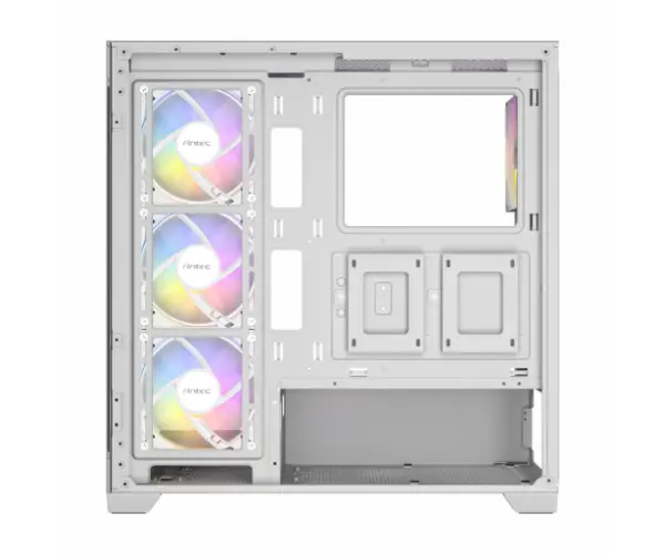 מארז גיימינג שילוב מתכת וזכוכית Antec CX300 ARGB  לבן תמונה 3
