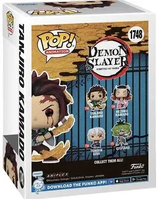 בובת פופ! POP! 1748 DEMON SLAYER TANJIRO תמונה 3