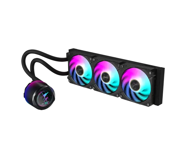 קירור נוזלי משולש Gigabyte AORUS WATERFORCE II X 360 AIO ARGB תמונה 2
