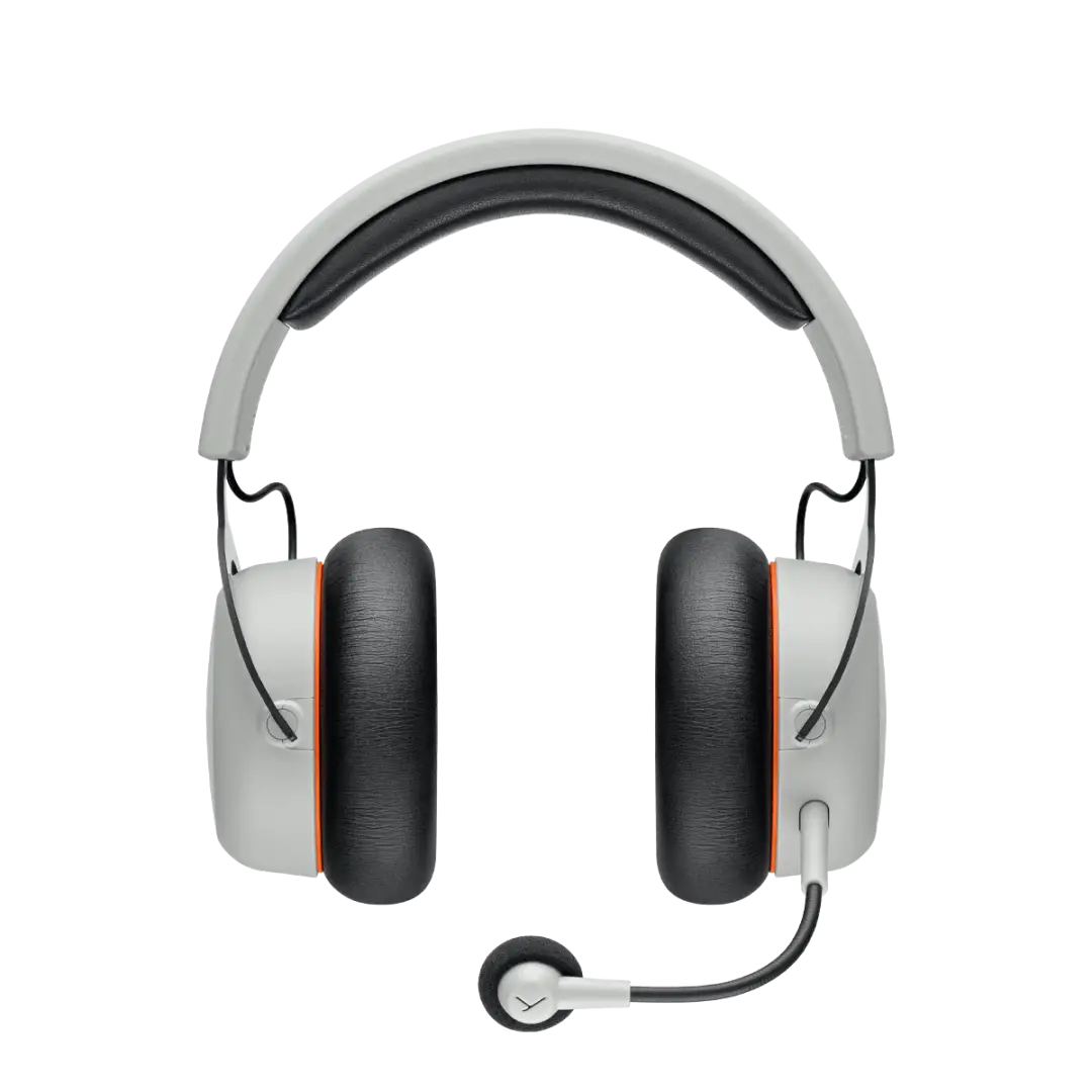 אוזניות גיימינג אלחוטיות beyerdynamic closed backcardioid microphone leatherette earpads אפור תמונה 3