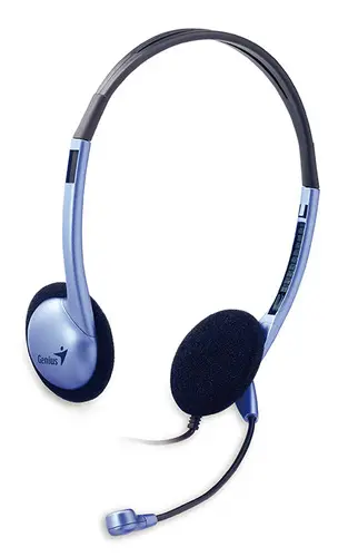 אוזניות משרד קשת+מיקרופון Genius HS-02B תמונה 2