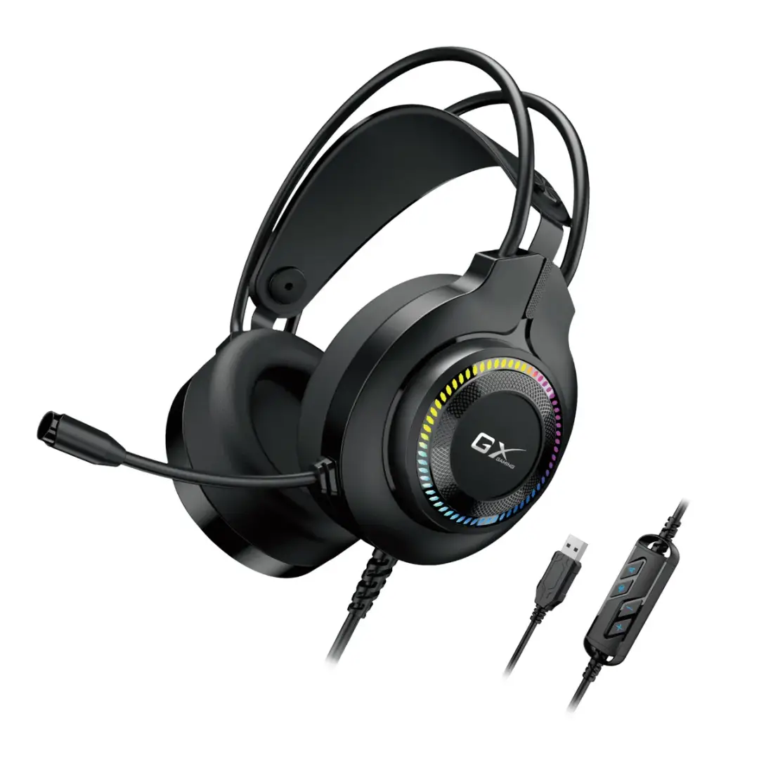 אוזניות גיימינג חוטיות GENIUS GAMING HEADSET HS-GX580U תמונה 2
