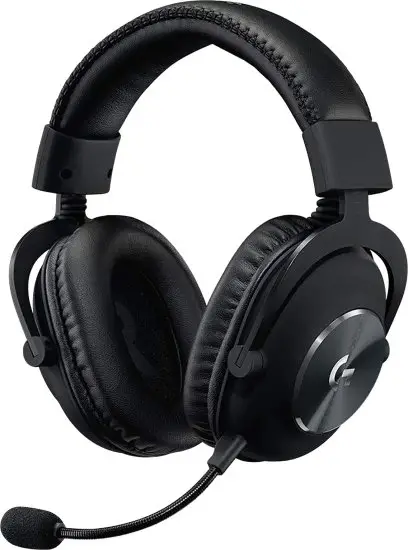 אוזניות גיימינג עם מקרופון Logitech G Pro X Gaming Headset -שחור- כולל מעמד תמונה 2
