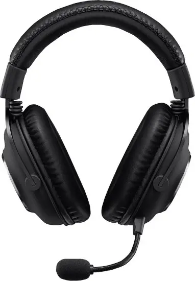אוזניות גיימינג עם מקרופון Logitech G Pro X Gaming Headset -שחור- כולל מעמד תמונה 3